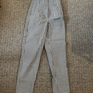 Black and White Checkered Pants